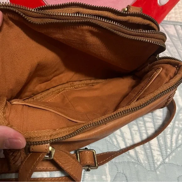 Brown Genuine Leather Women's Bag Brand new with tag 🏷️ - Picture 4 of 7